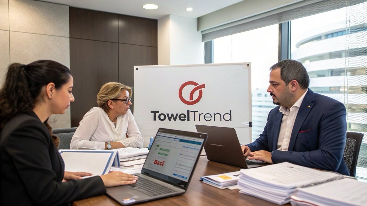 A variety of high-quality bath towels in different colors
