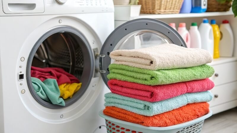 yes you can absolutely put microfiber towels in a