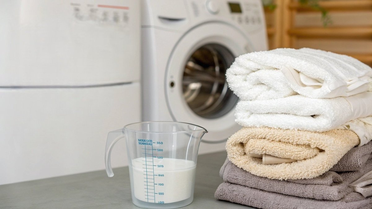 A stack of fluffy, non-shedding towels