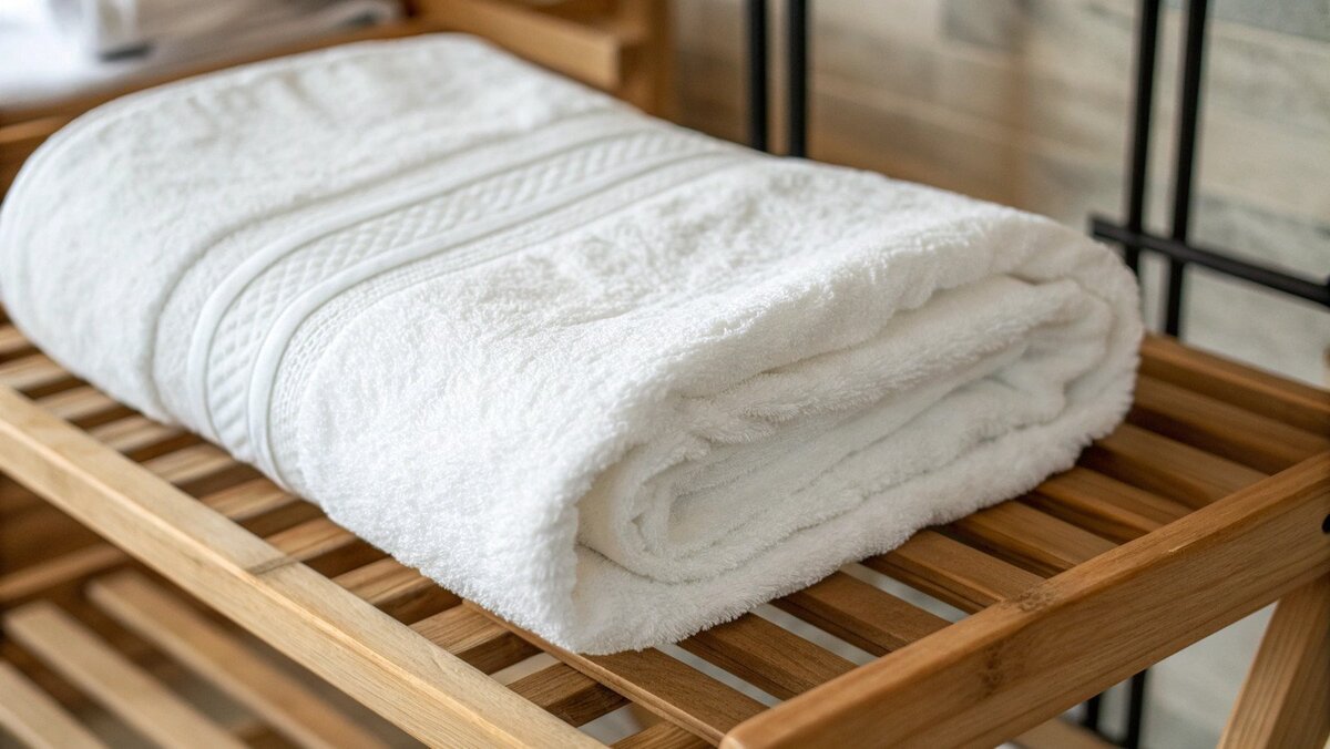 how often to wash bath towels person putting bath towels into a washing machine