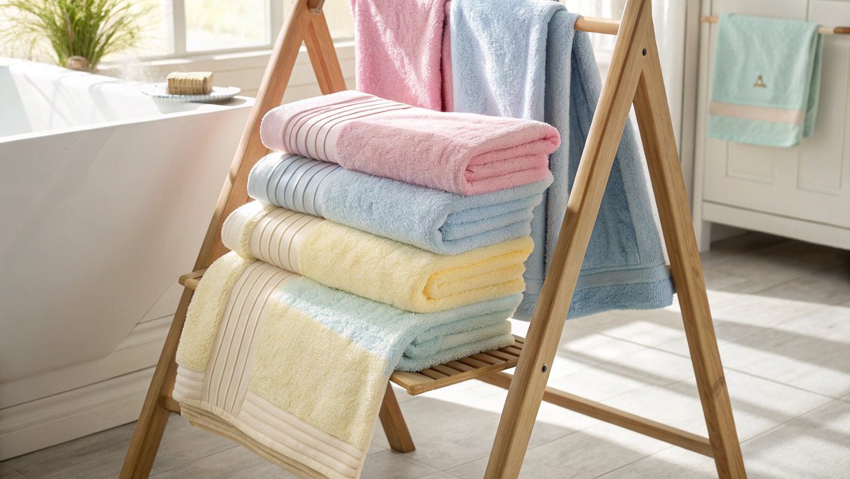 Manchas pretas em uma toalha Uma toalha com manchas pretas de mofo.