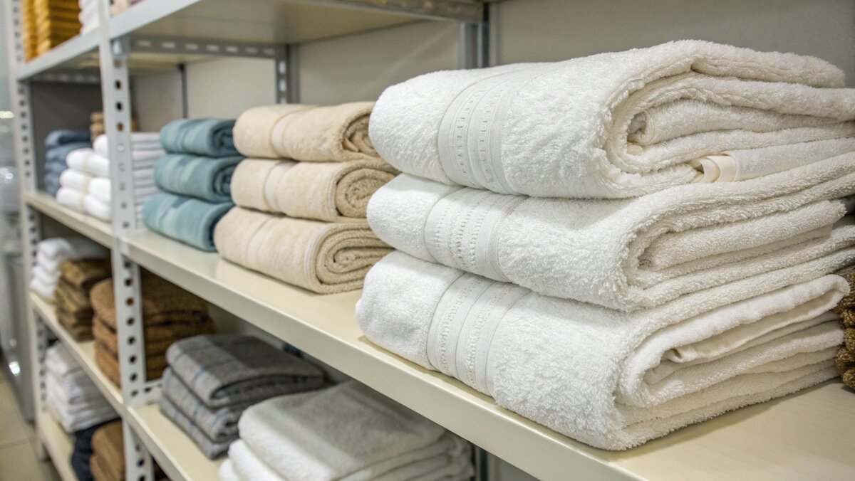 Quanto tempo manter as toalhas Um calendário que marca uma programação de substituição de toalhas para uma empresa