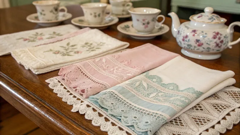 una ilustración vintage de una ceremonia del té inglesa